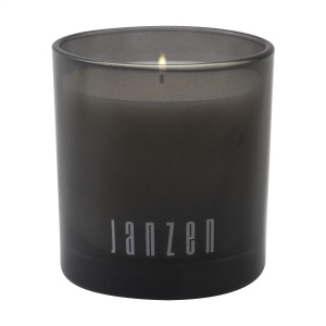 Bougie parfumée coulée dans du verre, parfum Skin 90 de la marque JANZEN 2