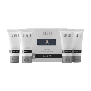 Set de voyage de 4 produits au parfum Black 22 de la marque JANZEN 3