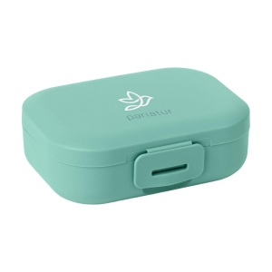 Boîte à goûter pratique en PP plastique avec fermeture à clip pratique. Convient pour transporter des fruits, des crudités, des biscuits et des petits en-cas. 3