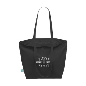 Sac à provisions recyclé avec longues poignées en toile biologique de qualité extra-lourde (320 g/m²), 100% tissée à plat 7