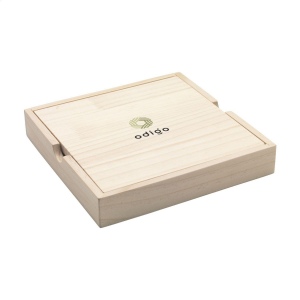 Plateau de jeu Sudoku de luxe avec couvercle, en bois de pin FSC 100% certifié 5