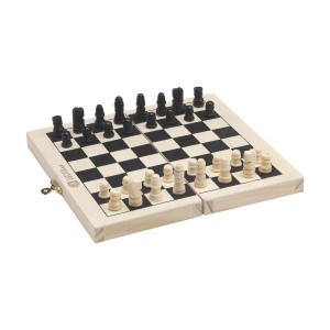 Boîte de jeu avec 3 jeux : jeu de dames, échecs et Backgammon 4