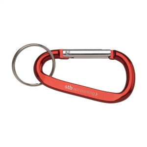 Mousqueton en aluminium recyclé avec porte-clés en métal (ne convient pas pour l'escalade) 7