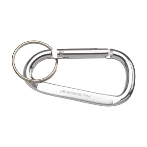 Mousqueton en aluminium recyclé avec porte-clés en métal (ne convient pas pour l'escalade) 8