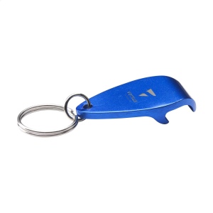 Décapsuleur en aluminium recyclé et porte-clés en métal 2