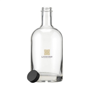 Bouteille d'eau en verre élégante avec bouchon à vis et une base solide 4