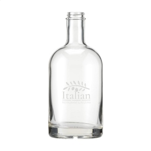 Bouteille d'eau en verre élégante avec bouchon à vis et une base solide 6