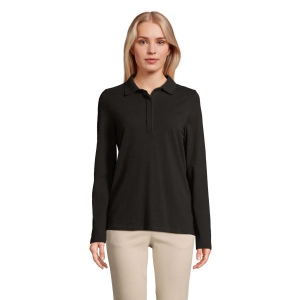 Polo patte cachée manches longues femme - NEOBLU OWEN LSL WOMEN