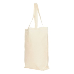 Sac de transport en coton et fond plié