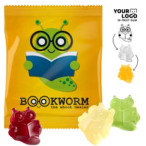 Gommes de fruits PERSONNALISÉES, 30 g, sachet conventionnel