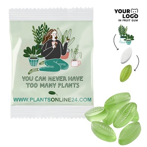 Gommes de fruits PERSONNALISÉES, 20 g, sachet compostable
