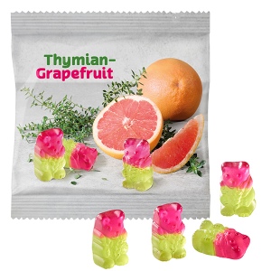 Oursons VEGAN au thym &amp; pamplemousse, sachet conventionnel