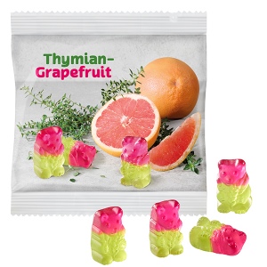 Oursons VEGAN au thym &amp; pamplemousse, sachet compostable