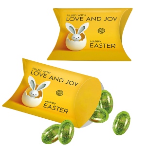 Pochette berlingot publicitaire avec Œufs de Ferrero Küsschen