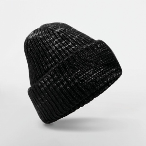 Bonnet à patch en grosse mailles 4