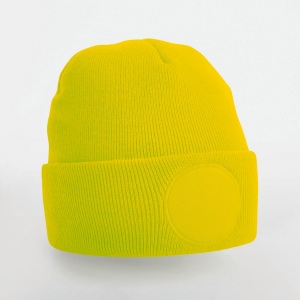 Bonnet à patch rond