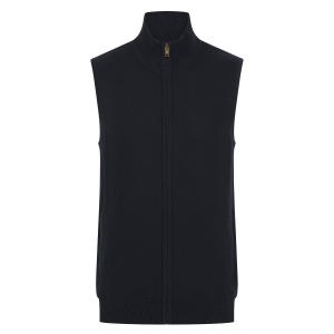 Pull zippé sans manches pour homme 4