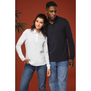 Polo piqué manches longues Bio180 homme 16