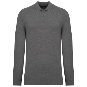 Polo piqué manches longues Bio180 homme 3