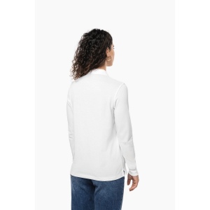 Polo piqué manches longues Bio180 femme 6