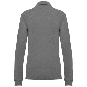 Polo piqué manches longues Bio180 femme 15
