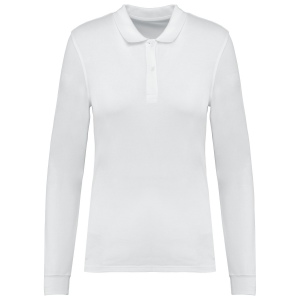Polo piqué manches longues Bio180 femme 2