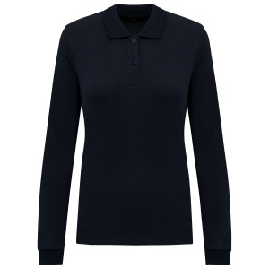 Polo piqué manches longues Bio180 femme 5