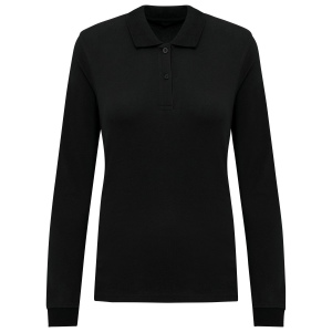 Polo piqué manches longues Bio180 femme 4