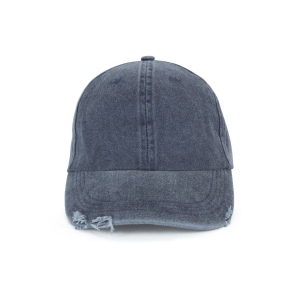Casquette vintage effet déchiré - 6 panneaux 7