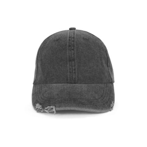 Casquette vintage effet déchiré - 6 panneaux 2