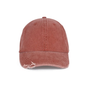 Casquette vintage effet déchiré - 6 panneaux 8