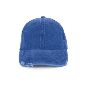 Casquette vintage effet déchiré - 6 panneaux 3