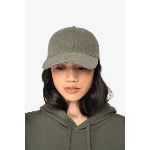 Casquette écoresponsable en velours côtelé 6 panneaux unisexe 7