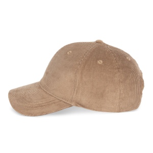 Casquette écoresponsable en velours côtelé 6 panneaux unisexe 17