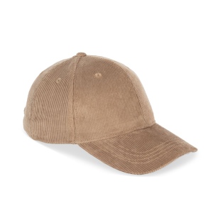 Casquette écoresponsable en velours côtelé 6 panneaux unisexe 18