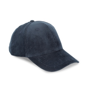 Casquette écoresponsable en velours côtelé 6 panneaux unisexe 21