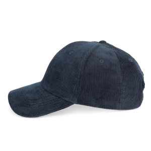 Casquette écoresponsable en velours côtelé 6 panneaux unisexe 22