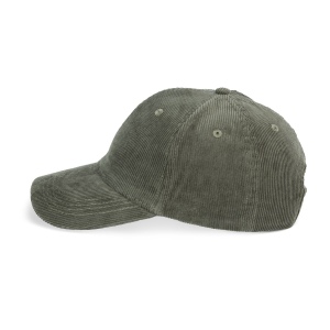Casquette écoresponsable en velours côtelé 6 panneaux unisexe 25