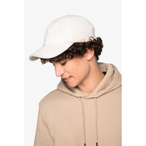 Casquette écoresponsable en velours côtelé 6 panneaux unisexe 8