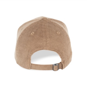 Casquette écoresponsable en velours côtelé 6 panneaux unisexe 11