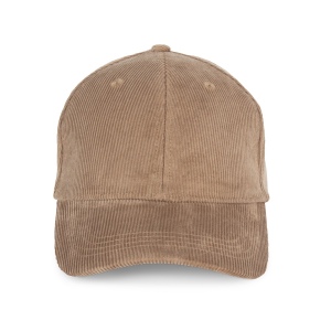 Casquette écoresponsable en velours côtelé 6 panneaux unisexe 3