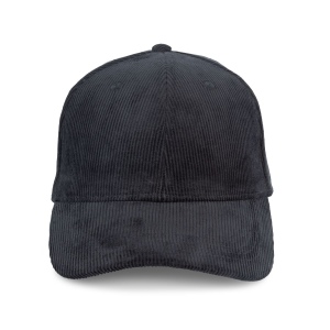 Casquette écoresponsable en velours côtelé 6 panneaux unisexe 2