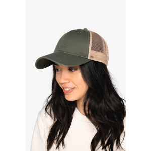 Casquette trucker écoresponsable 6 panneaux unisexe 6