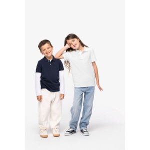 Polo écoresponsable maille piquée enfant
