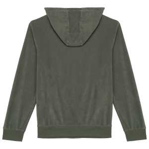 Sweat-shirt écoresponsable en éponge zippé à capuche homme 16