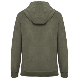Sweat-shirt écoresponsable en éponge zippé à capuche homme 17
