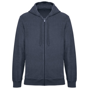 Sweat-shirt écoresponsable en éponge zippé à capuche homme 2