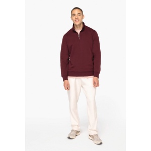 Sweat-shirt écoresponsable à col montant zippé homme 7