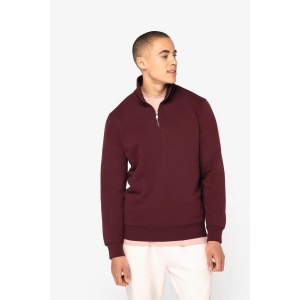 Sweat-shirt écoresponsable à col montant zippé homme 8
