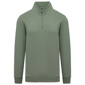 Sweat-shirt écoresponsable à col montant zippé homme 5